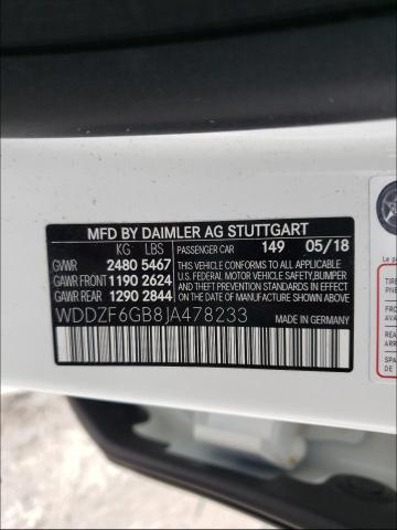 Photo 9 VIN: WDDZF6GB8JA478233 - MERCEDES-BENZ E 400 4MAT 