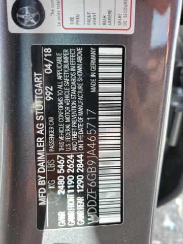 Photo 11 VIN: WDDZF6GB9JA465717 - MERCEDES-BENZ E 400 4MAT 