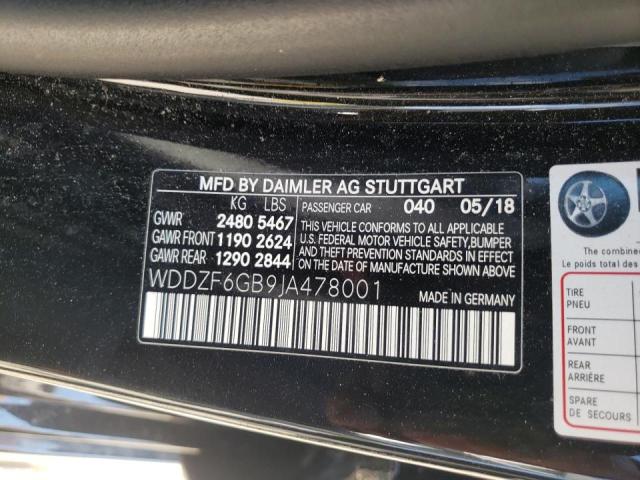 Photo 9 VIN: WDDZF6GB9JA478001 - MERCEDES-BENZ E 400 4MAT 