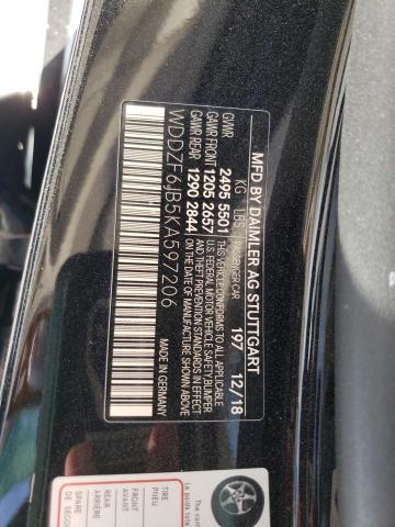 Photo 11 VIN: WDDZF6JB5KA597206 - MERCEDES-BENZ E 450 4MAT 