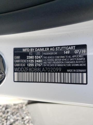 Photo 9 VIN: WDDZF8DB8LA702099 - MERCEDES-BENZ E 350 