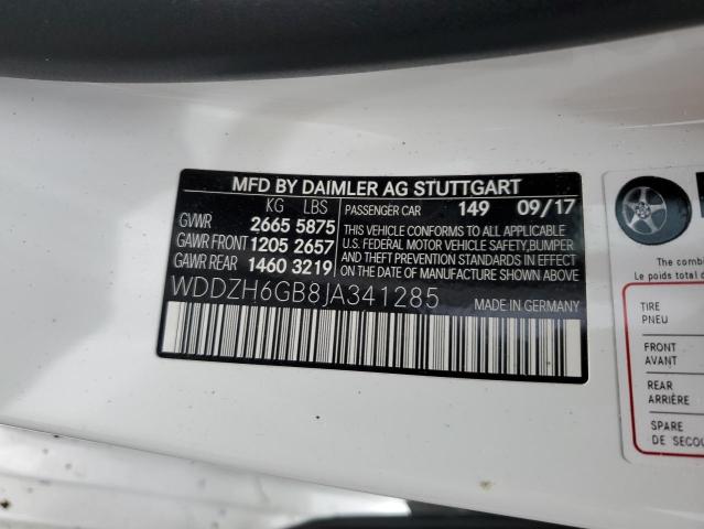 Photo 12 VIN: WDDZH6GB8JA341285 - MERCEDES-BENZ E 400 4MAT 