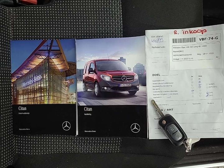 Photo 13 VIN: WDF4156031U258398 - MERCEDES-BENZ CITAN 