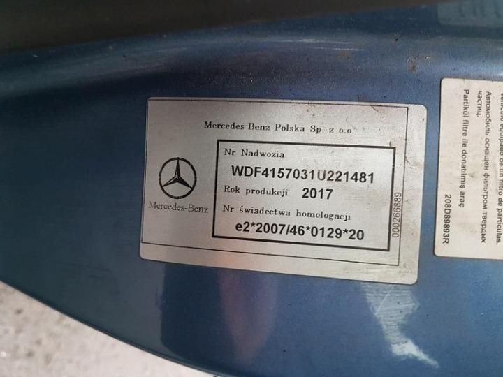 Photo 9 VIN: WDF4157031U221481 - MERCEDES-BENZ CITAN KOMBI 