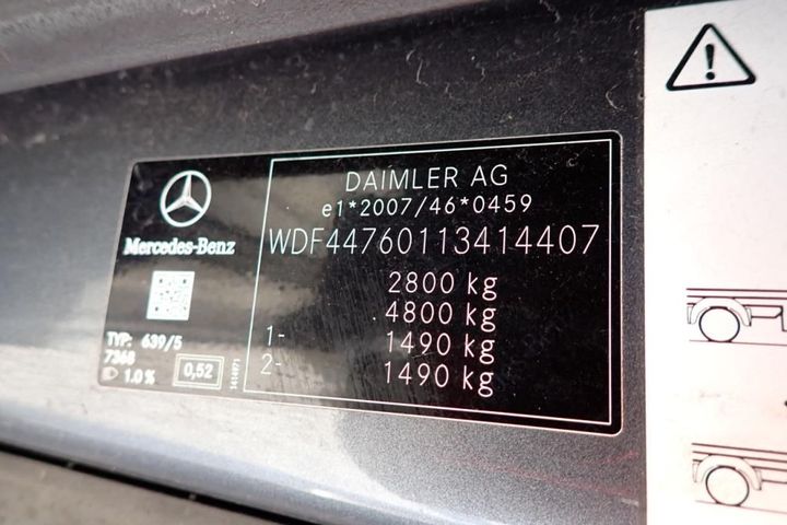 Photo 21 VIN: WDF44760113414407 - MERCEDES-BENZ VITO 