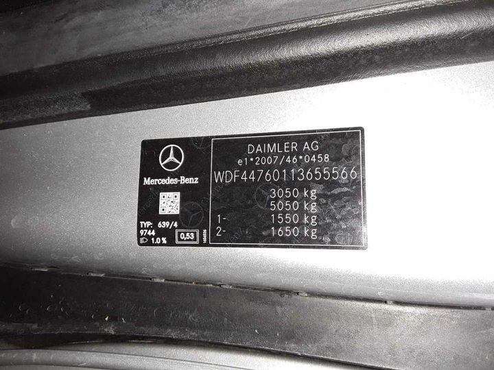 Photo 11 VIN: WDF44760113655566 - MERCEDES-BENZ VITO 114 CDI KOMPAKT 