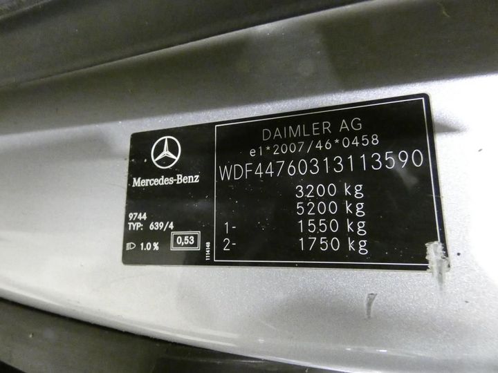 Photo 4 VIN: WDF44760313113590 - MERCEDES-BENZ VITO 114 