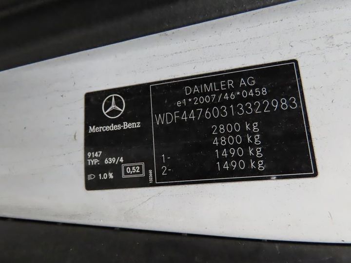 Photo 12 VIN: WDF44760313322983 - MERCEDES-BENZ VITO 