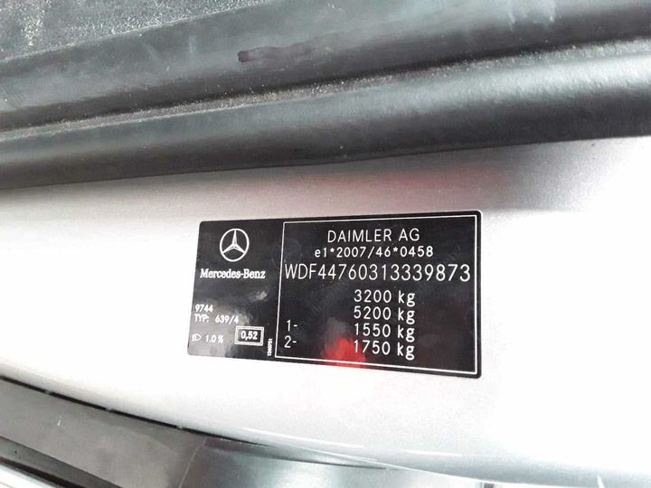 Photo 12 VIN: WDF44760313339873 - MERCEDES-BENZ VITO 116 CDI LANG 