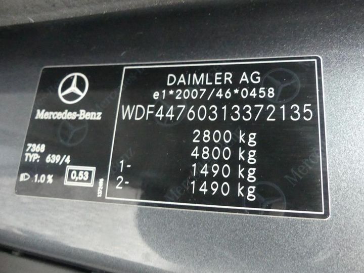 Photo 15 VIN: WDF44760313372135 - MERCEDES-BENZ VITO 114 