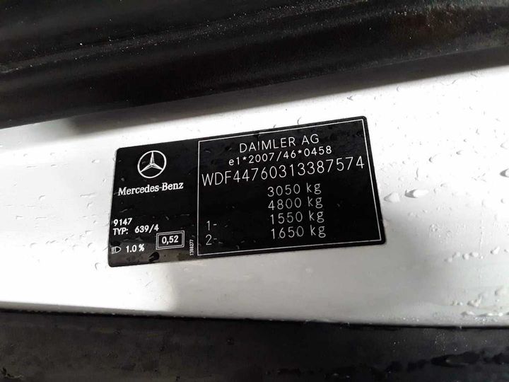 Photo 12 VIN: WDF44760313387574 - MERCEDES-BENZ VITO 111 CDI LANG 