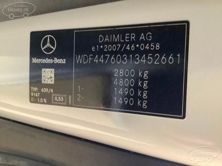 Photo 13 VIN: WDF44760313452661 - MERCEDES-BENZ VITO PANEL VAN 