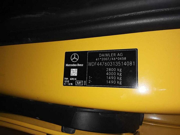 Photo 11 VIN: WDF44760313514081 - MERCEDES-BENZ VITO 109 CDI LANG 