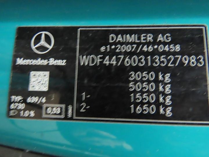 Photo 12 VIN: WDF44760313527983 - MERCEDES-BENZ VITO 