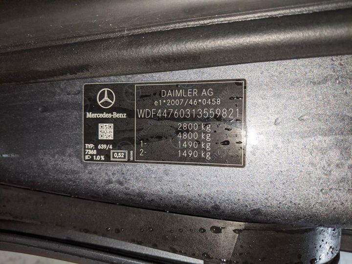 Photo 16 VIN: WDF44760313559821 - MERCEDES-BENZ VITO 