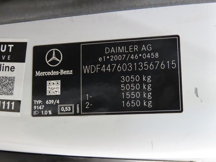 Photo 13 VIN: WDF44760313567615 - MERCEDES-BENZ VITO 