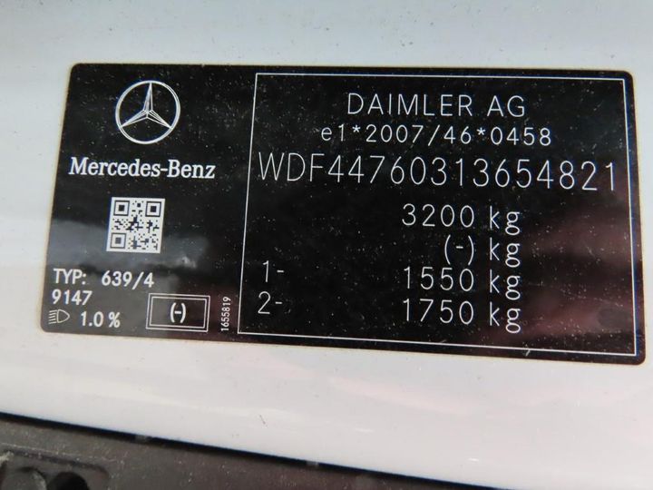 Photo 2 VIN: WDF44760313654821 - MERCEDES-BENZ VITO 