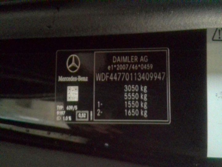 Photo 15 VIN: WDF44770113409947 - MERCEDES-BENZ VITO MIXTO 