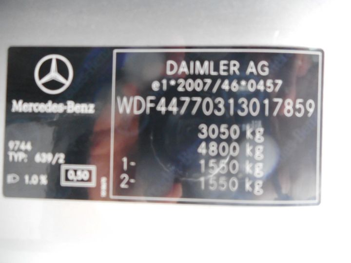 Photo 18 VIN: WDF44770310177859 - MERCEDES-BENZ VITO TOURER 