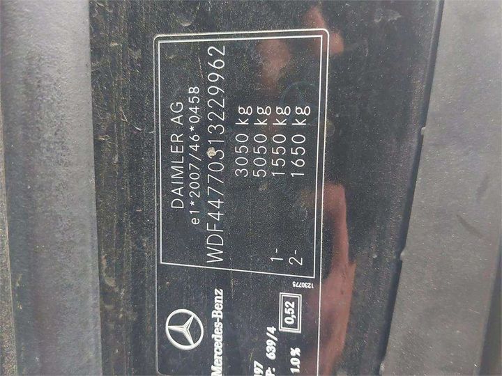 Photo 8 VIN: WDF44770313229962 - MERCEDES-BENZ VITO MIXTO LONG 