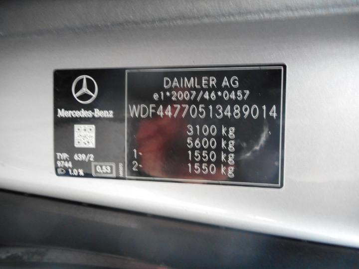 Photo 15 VIN: WDF44770513489014 - MERCEDES-BENZ VITO 