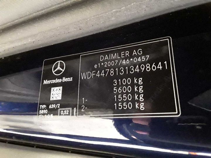 Photo 13 VIN: WDF44781313498641 - MERCEDES-BENZ V 250 (BLUETEC) D 