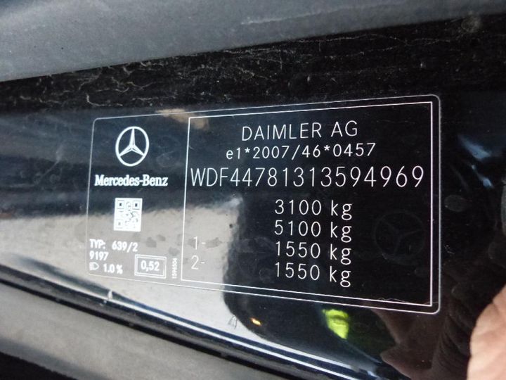 Photo 11 VIN: WDF44781313594969 - MERCEDES-BENZ V 250 CDI AVANTGARDE EDITION LANG 