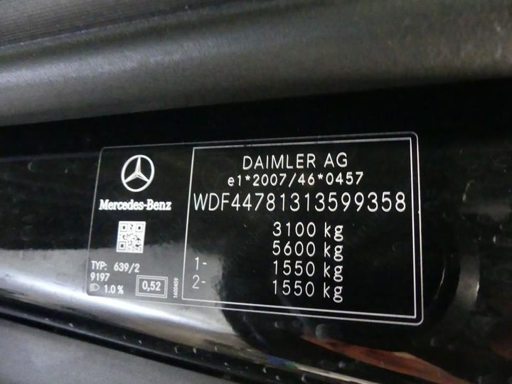 Photo 3 VIN: WDF44781313599358 - MERCEDES-BENZ V MWB 