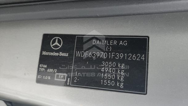 Photo 2 VIN: WDF639701F3912624 - MERCEDES VITO 