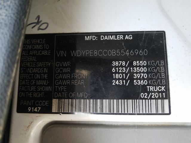 Photo 9 VIN: WDYPE8CC0B5546960 - FREIGHTLINER SPRINTER 2 