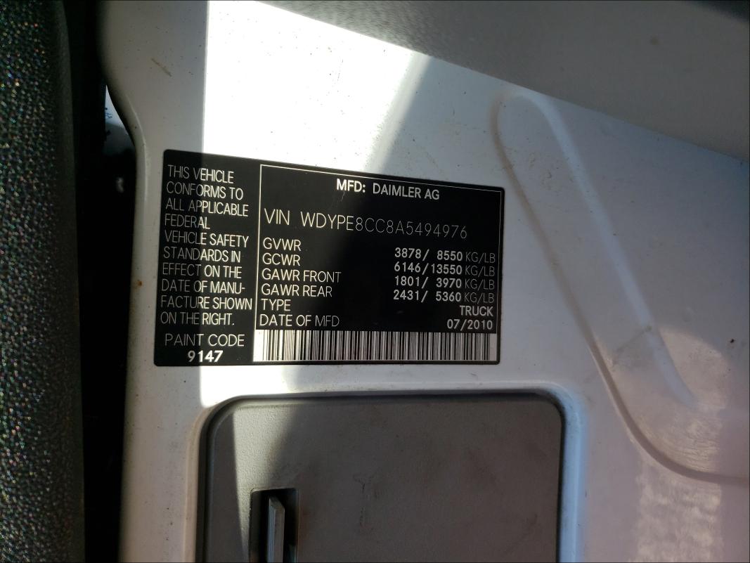 Photo 9 VIN: WDYPE8CC8A5494976 - FREIGHTLINER SPRINTER 2 