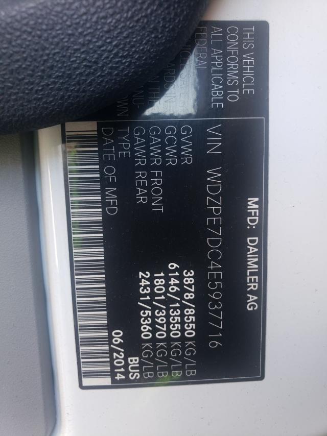 Photo 7 VIN: WDZPE7DC4E5937716 - MERCEDES-BENZ SPRINTER 2 