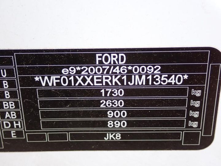 Photo 5 VIN: WF01XXERK1JM13540 - FORD ECOSPORT 