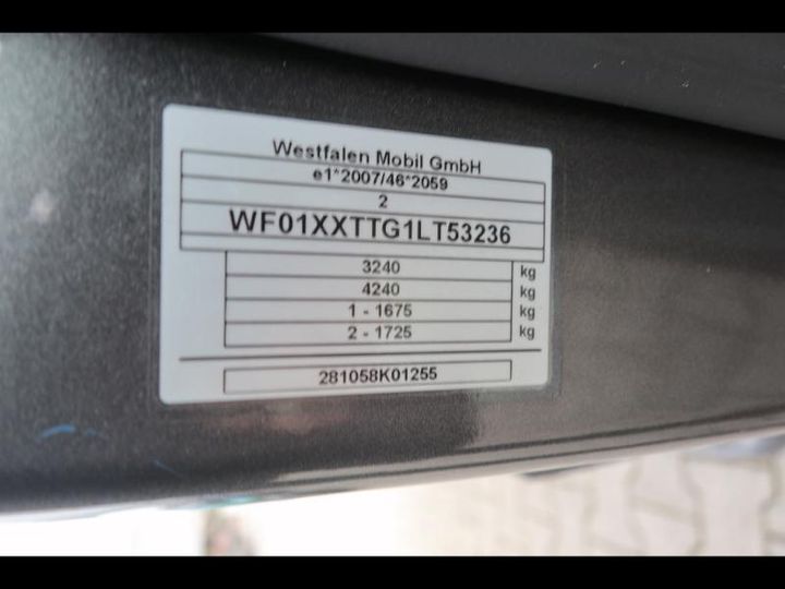 Photo 13 VIN: WF01XXTTG1LT53236 - FORD TRANSIT 