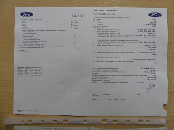 Photo 13 VIN: WF02XXERK2MB33317 - FORD PUMA 