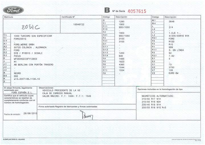 Photo 2 VIN: WF05XXGCC5FY12853 - FORD FOCUS 