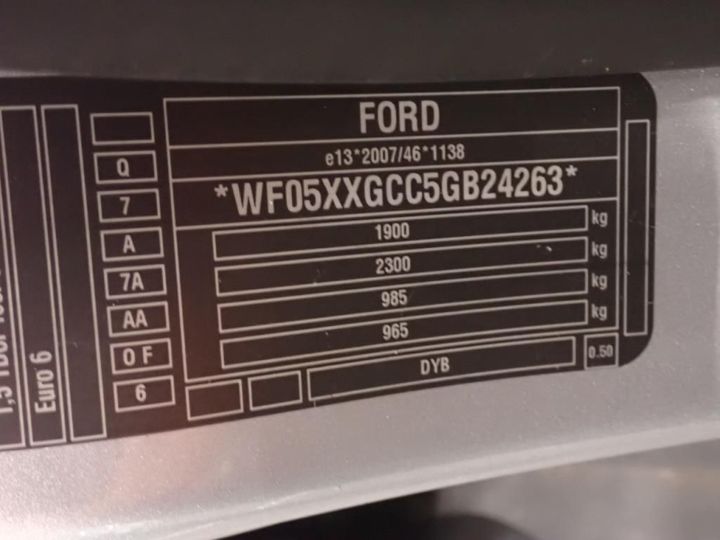 Photo 12 VIN: WF05XXGCC5GB24263 - FORD FOCUS 5P 