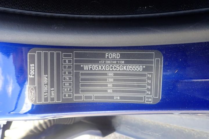 Photo 12 VIN: WF05XXGCC5GK05550 - FORD FOCUS 5P 