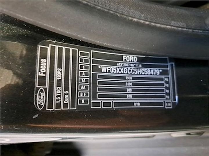 Photo 11 VIN: WF05XXGCC5HC58479 - FORD FOCUS 