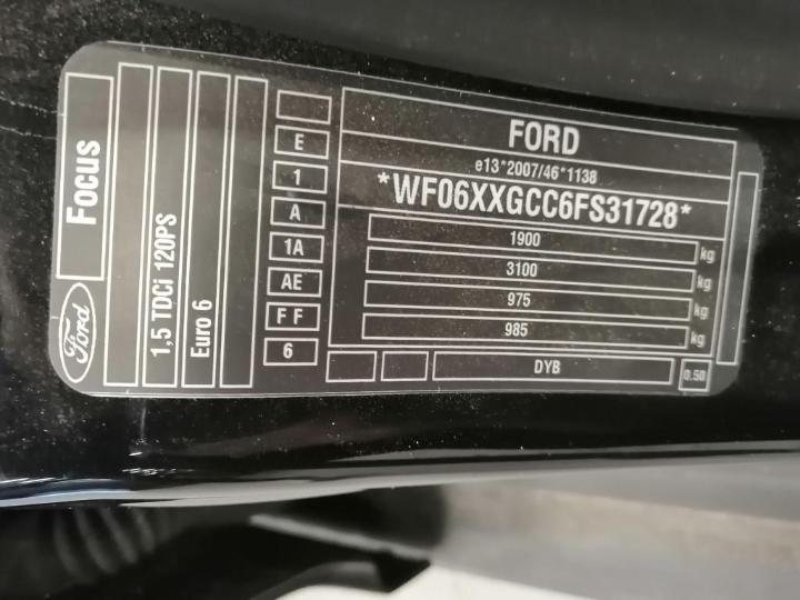 Photo 6 VIN: WF06XXGCC6FS31728 - FORD FOCUS CLIPPER 