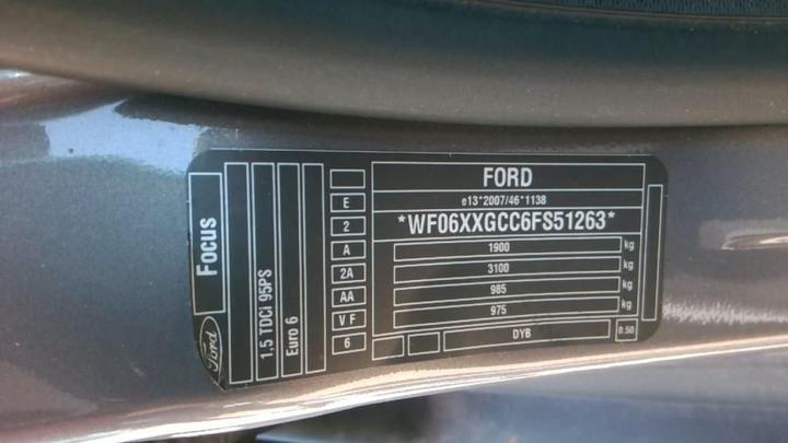 Photo 9 VIN: WF06XXGCC6FS51263 - FORD FOCUS SW 