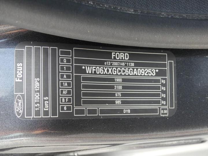 Photo 5 VIN: WF06XXGCC6GA09253 - FORD FOCUS 