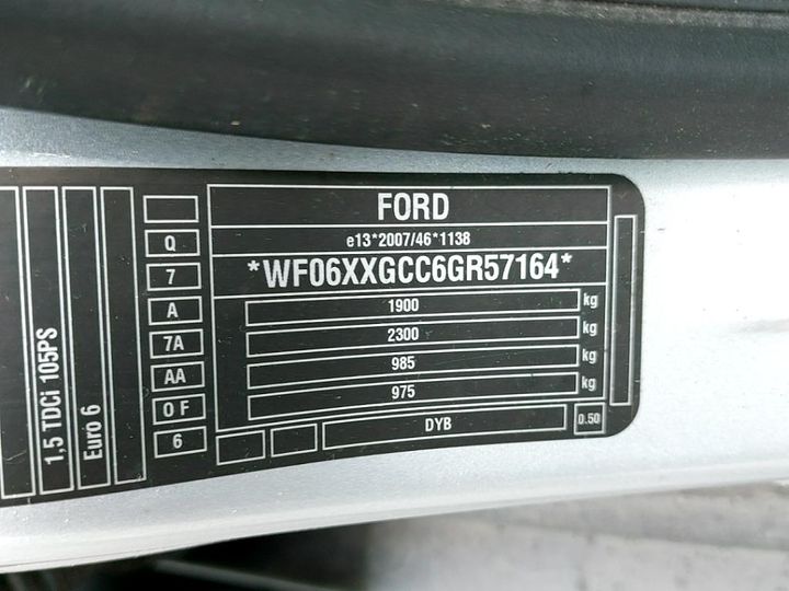 Photo 11 VIN: WF06XXGCC6GR57164 - FORD FOCUS 