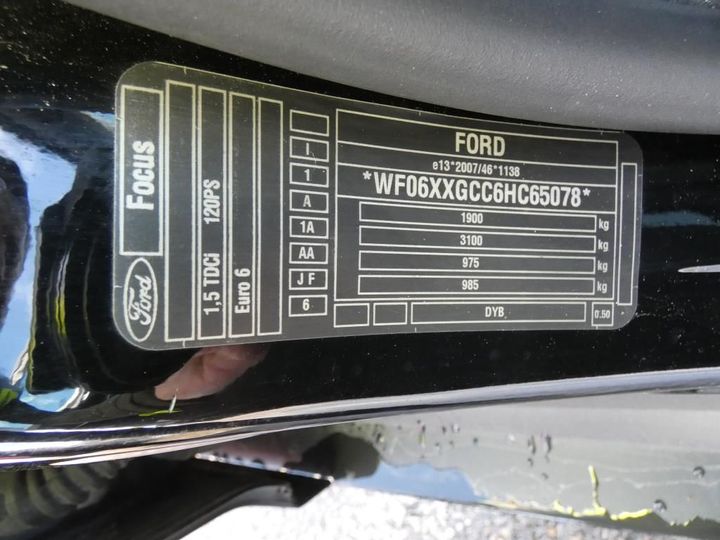 Photo 4 VIN: WF06XXGCC6HC65078 - FORD FOCUS 