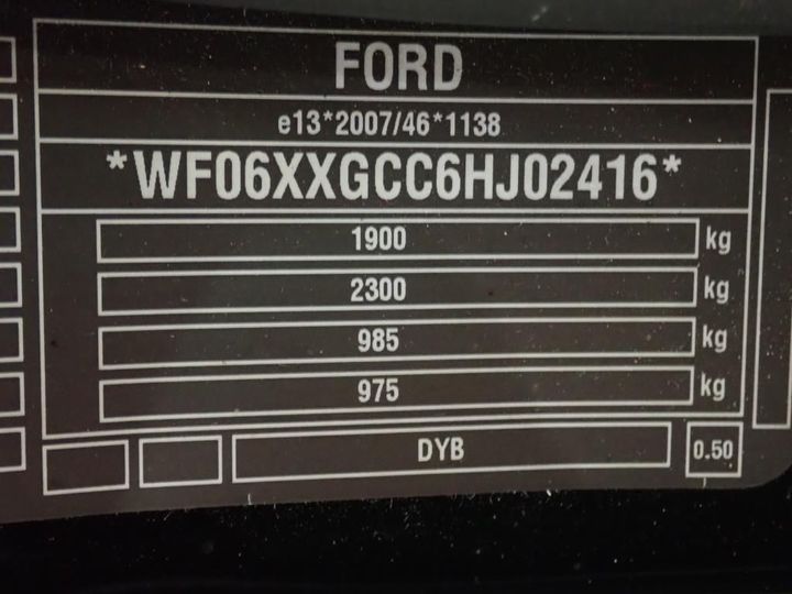 Photo 12 VIN: WF06XXGCC6HJ02416 - FORD FOCUS SW 