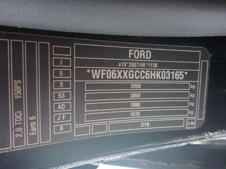 Photo 8 VIN: WF06XXGCC6HK03165 - FORD FOCUS 