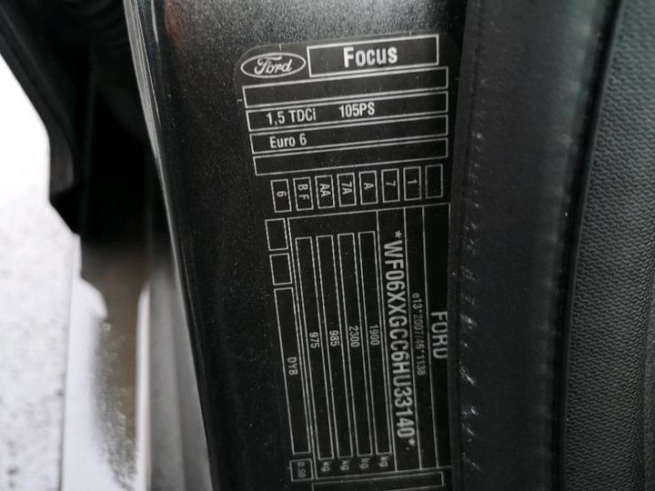 Photo 8 VIN: WF06XXGCC6HU33140 - FORD FOCUS SW 