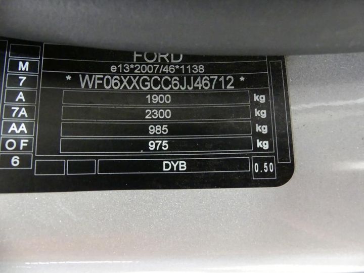 Photo 3 VIN: WF06XXGCC6JJ46712 - FORD FOCUS CLIPPER 