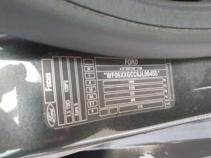 Photo 33 VIN: WF06XXGCC6JL00455 - FORD FOCUS 