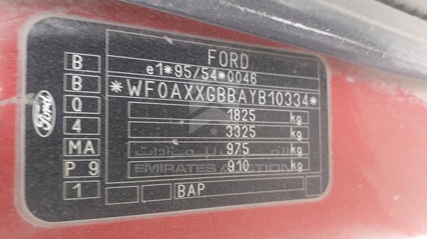 Photo 2 VIN: WF0AXXGBBAYB10334 - FORD MONDEO 